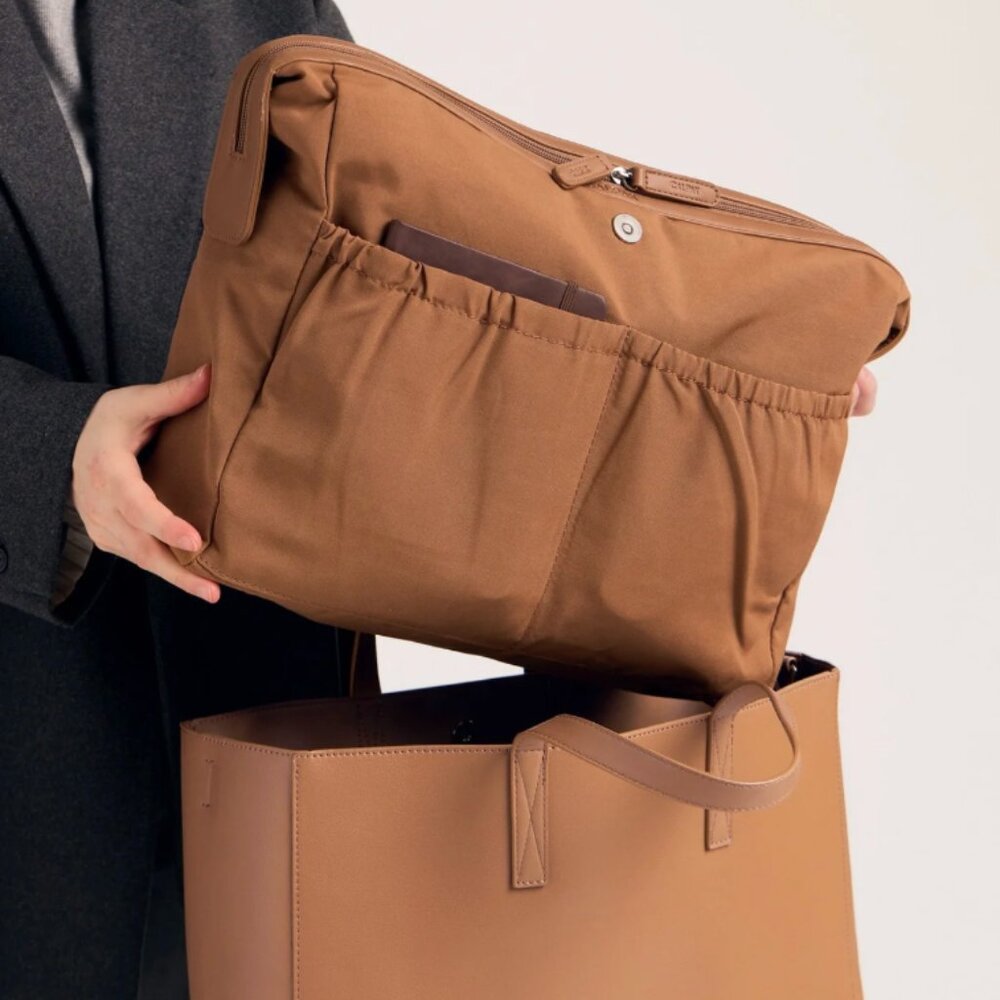 Calpak Haven 16" Laptop Tote Bag - Toffee - Picture 6 of 11